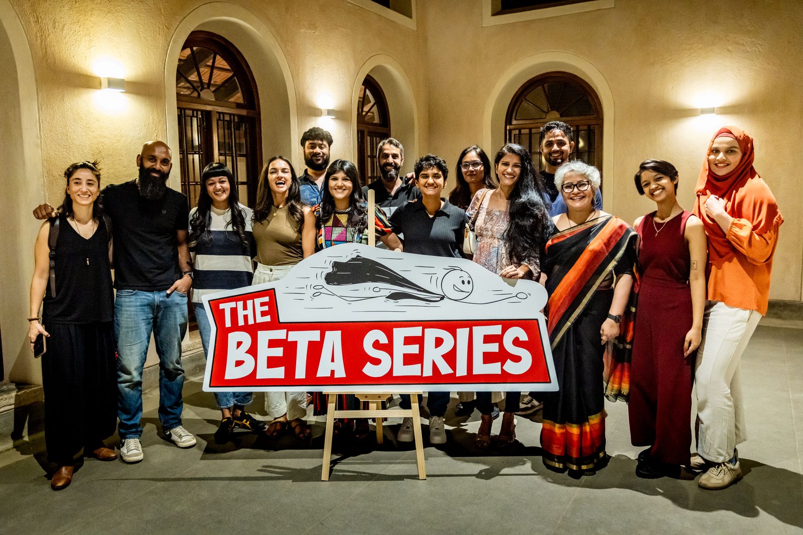 The Beta Series Edition 2 speakers and community photo.